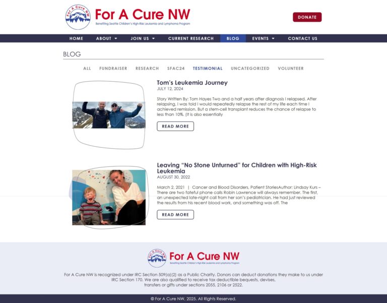 For a Cure NW 5